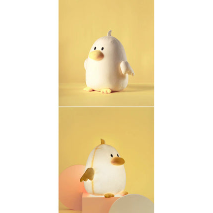Lampara Peluche Infantil De Pato Recargable Usb Para Niños
