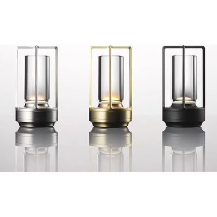 Lampara De Mesa Usb Portatil Recargable Inálambrica De Farol