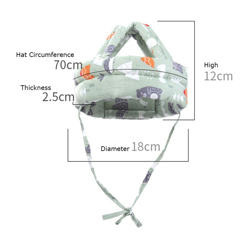 Casco Protector Para Bebés Alta Seguridad Ajustable