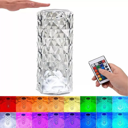 Lámpara Led Táctil Inalámbrica 16 Colores Con Control Remoto