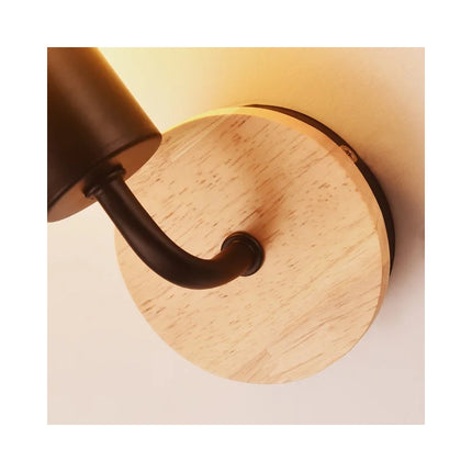 Pack X 2 Aplique De Pared Nordico Vintage Metal Madera