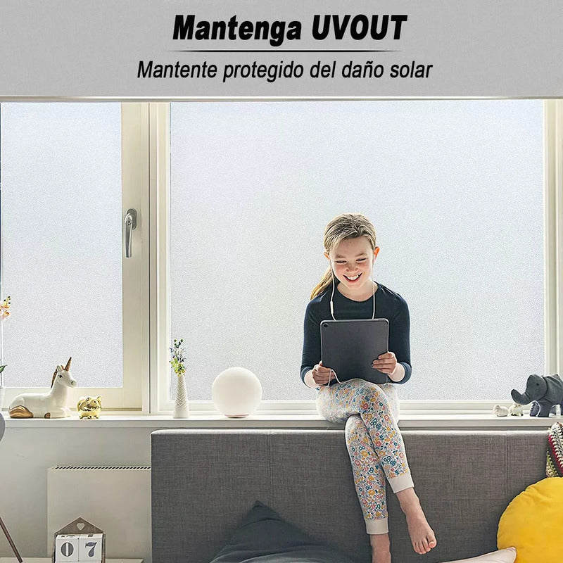 Privacidad Vinilo Película De Ventana Electrostática 60x3mts