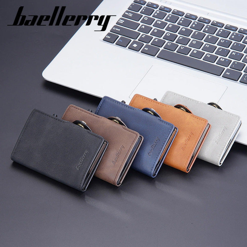 Billetera Tarjetero Anti Clonación Con Bloqueo Rfid Baellery
