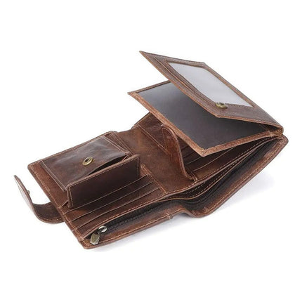 Billetera Rfid Antirrobo Para Hombre Multiple Ranuras