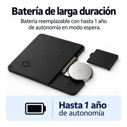 Tarjeta Localizadora Gps Rastreo Airtag Para iPhone Android Negro