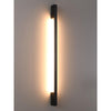 Aplique Led Alargado Longitudinal Moderno Luz Cálida 80 Cm