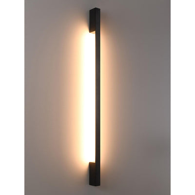 Aplique Led Alargado Longitudinal Moderno Luz Cálida 80 Cm