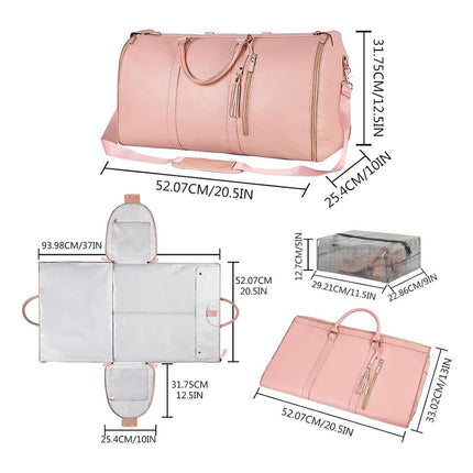 Bolso De Viaje P/mano Valija Expandible Plegable Impermeable