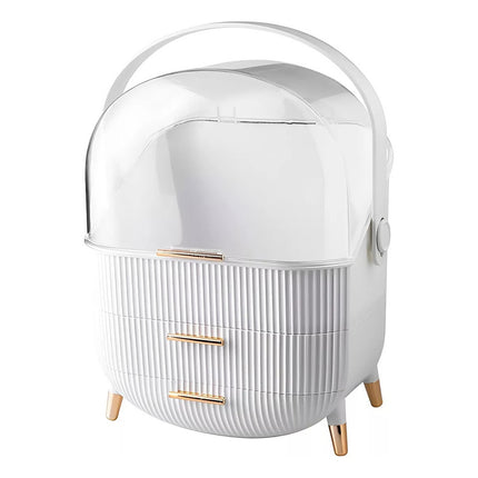 Organizador De Maquillaje Grande Porta Cosmeticos Con Asa