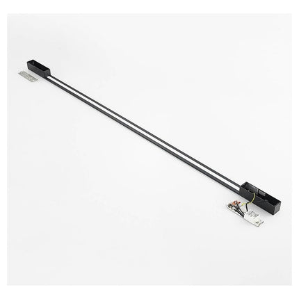 Aplique Led Alargado Longitudinal Moderno Luz Cálida 80 Cm Negro