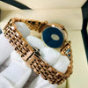 Reloj Pulsera Acero Seno Ocean Star De Cuarzo Lujo Dama