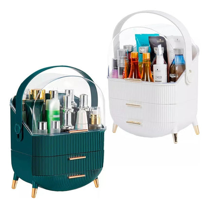 Organizador De Maquillaje Grande Porta Cosmeticos Con Asa