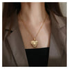 Collar Colgante Relicario Para Fotos Acero Corazón
