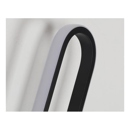 Aplique Led Interior Dormitorio Calida Giratoria 330° Negro
