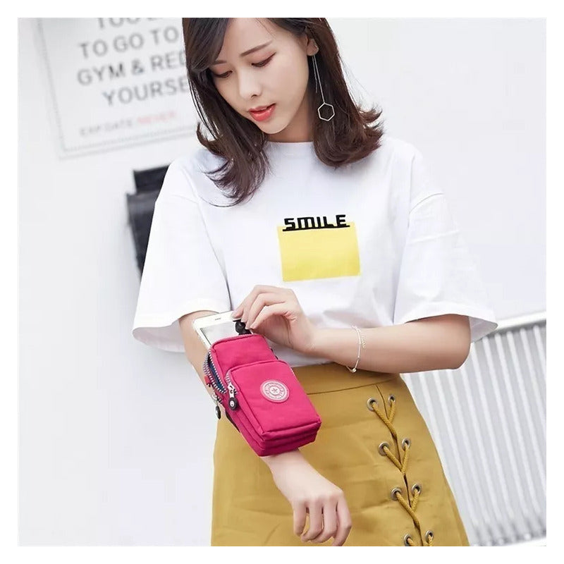 Bandolera Bolso De Hombro Deportivo Para Celular Para Mujer