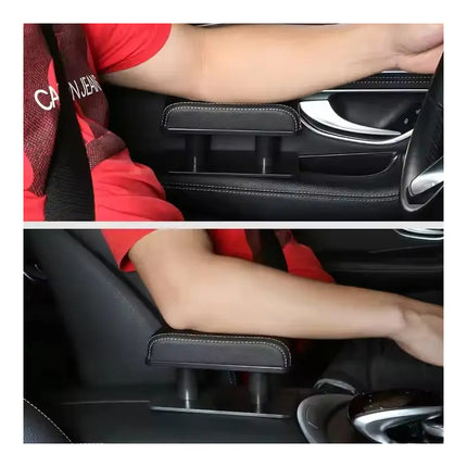 Apoya Brazo Universal Auto Posa Brazo Ambos Lados Negro Negro