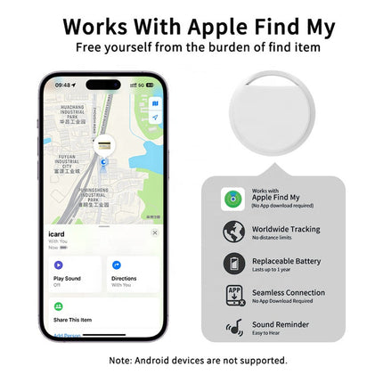 Localizador De Objetos Smart Tag Rastreador Tag Para iPhone