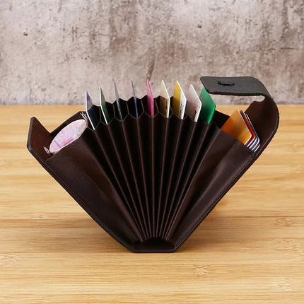 Billetera Tarjetero Organizador Tarjetas Multi Ranuras Rfid