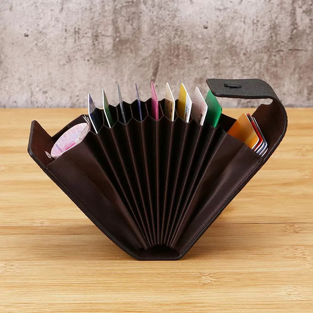 Billetera Tarjetero Organizador Tarjetas Multi Ranuras Rfid