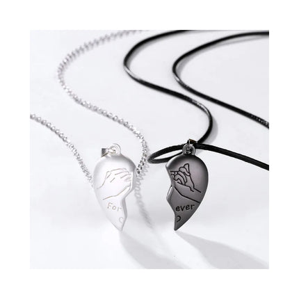 Collar Colgante De Corazón Para Compartir Con Pareja O Amigo