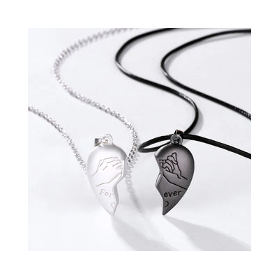 Collar Colgante De Corazón Para Compartir Con Pareja O Amigo