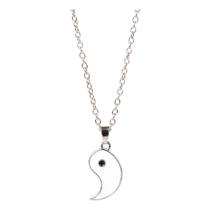 Collar Colgante Diseño Yin Yang Para Compartir