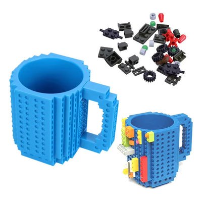 Taza Armable Bloques De Construcción Piezas 350 Ml