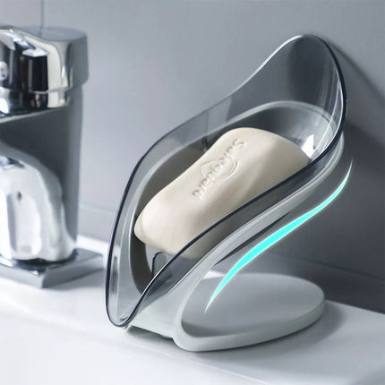 Jabonera Moderna Para Baño Con Soporte Y Drenaje Decoración
