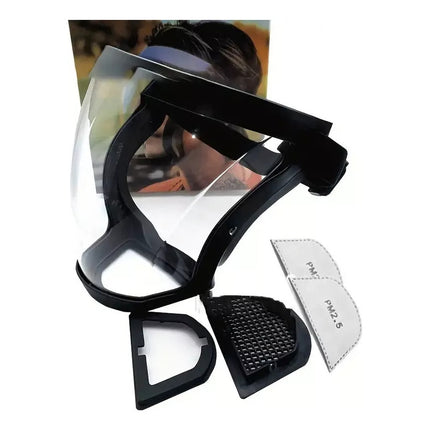 Máscara De Protección A Prueba De Polvo Con 10 Filtros Ajustable