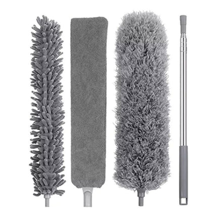 Set De Plumeros - 4 Piezas Intercambiables Mango Extensible