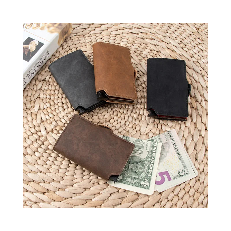 Billetera Para Tarjeta De Débito Y Crédito Con Broche