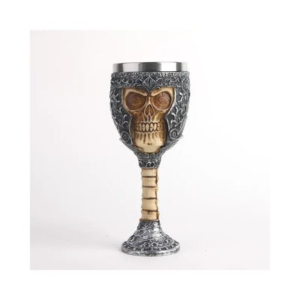 Vaso Copa Vikinga Calavera Estilo Nórdico 200ml Modelo 5