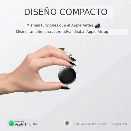 Localizador De Objetos Para iPhone Rastreador Wireless Tag Negro