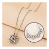Collar Doble Forma Trébol Y Corazón Magnético Acero