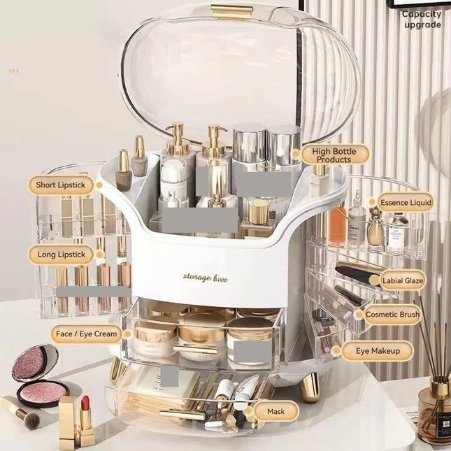 Organizador De Maquillaje Grande Porta Cosméticos Capsula