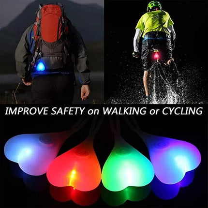 Luz Led Trasera Para Bicicleta Con Diseño De Bolas Colgantes