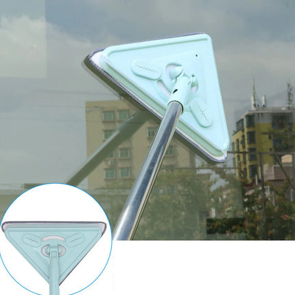 Mopa Trapeado Triangular Giratoria 360 ° Limpieza Lampazo Verde Claro