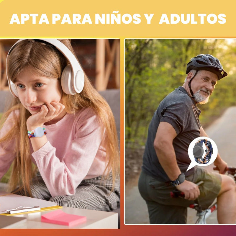 Pulsera Para Airtag Universal Ajustable Niños O Adultos
