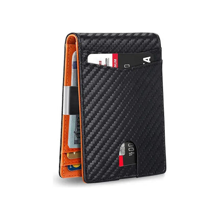 Billetera Tarjetero Delgada Con Protección Rfid 12 Ranuras