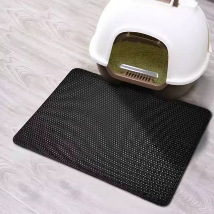 Alfombra Arenero Gato Doble Capa Impermeable 45x60cm