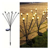 Luz Solar Led Bombitas Artificial Con Estaca Jardín Navidad