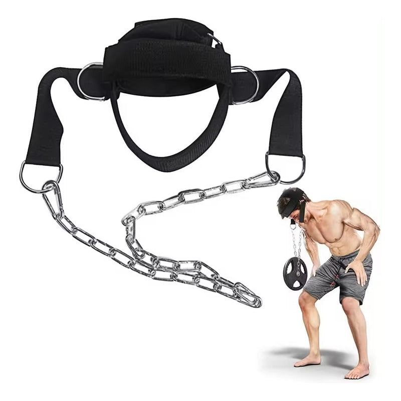 Ejercitador De Cuello Cabezal Arnes Neck Harness Boxeo Gym