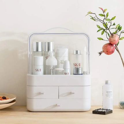 Organizador De Maquillaje Cosmeticos Con 3 Cajones Cuadrado