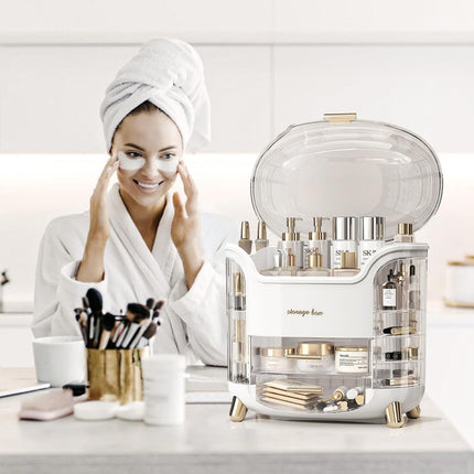 Organizador De Maquillaje Grande Porta Cosméticos Capsula
