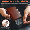Billetera Con Tarjetero Rfid Antirrobo Premium Con Monedero