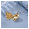 Collar Colgante Relicario Para Fotos Acero Corazón