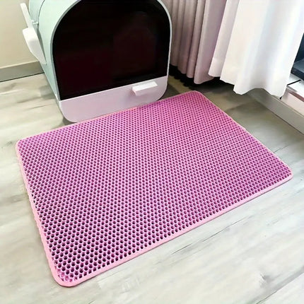 Alfombra Arenero Gato Doble Capa Impermeable 45x60cm