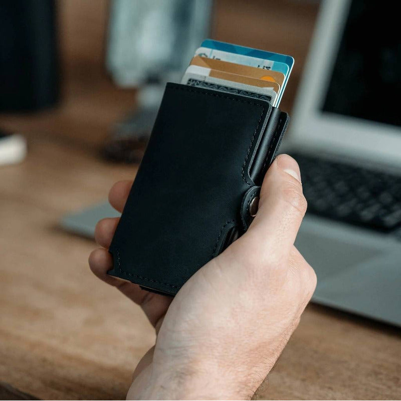 Billetera Para Tarjeta De Débito Y Crédito Con Broche