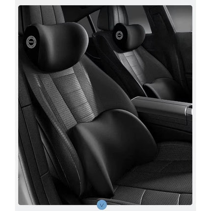 Set De 2 Almohadas Ergonomicas Para Auto Anti Dolor Lumbar