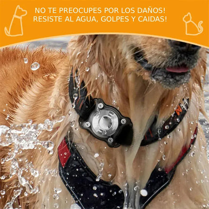 Case Llavero Reforzado Resistente Al Agua Para Airtag Amarillo Reforzado